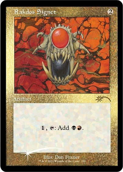 Rakdos Signet (Foil Etched) (289) (SLD)