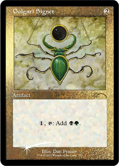 Golgari Signet (Foil Etched) (292) (SLD)