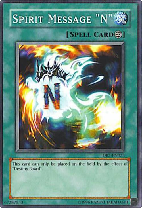 Spirit Message "N" (DB2-EN023) (DB2)