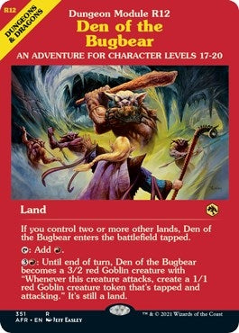 Den of the Bugbear (Dungeon Module) (351) (AFR)