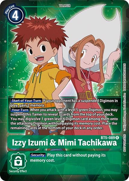 Izzy Izumi & Mimi Tachikawa (Box Topper) (BT5-089 R) (BT-05)