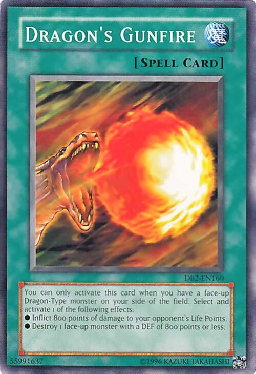 Dragon's Gunfire (DB2-EN160) (DB2)