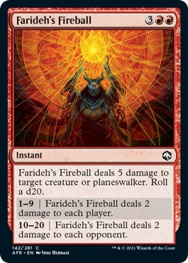 Farideh's Fireball (142) (AFR)