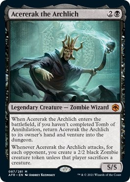 Image for Acererak the Archlich (87) (AFR) - Magic: The Gathering