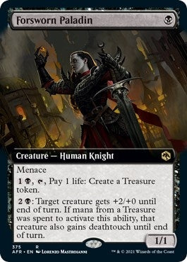 Forsworn Paladin (Extended Art) (375) (AFR)