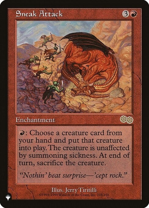 Sneak Attack (218/350) (LIST)