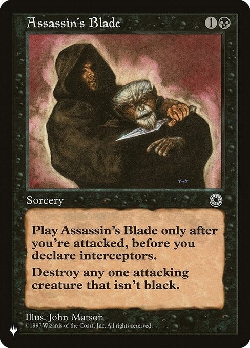 Assassin's Blade (LIST)