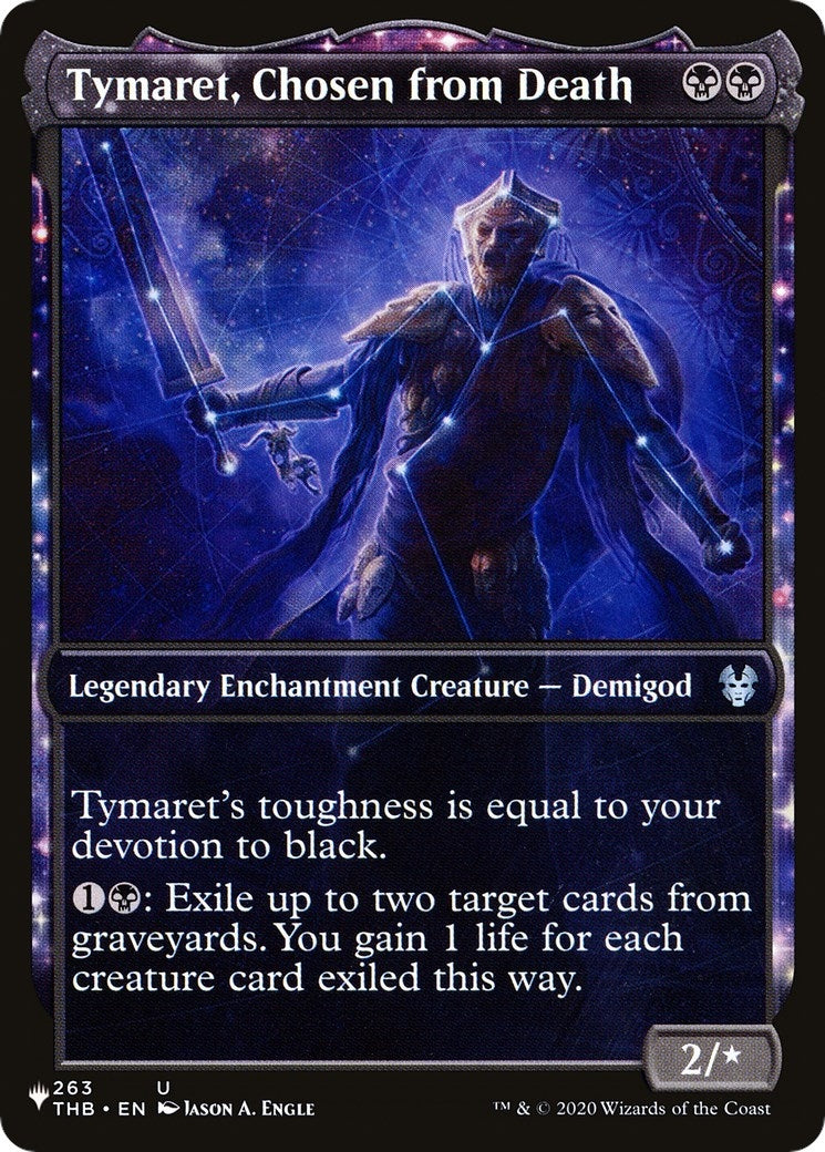 Tymaret, Chosen from Death (Showcase) (263/254) (LIST)
