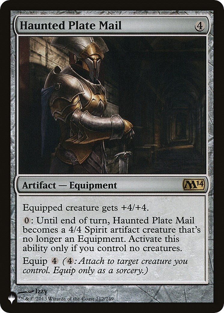 Haunted Plate Mail (212/249) (LIST)