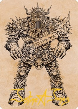 Iron Golem (Showcase) Art Card (Gold-Stamped Signature) (80) (ASAFR)