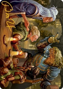 You Meet in a Tavern Art Card (Gold-Stamped Signature) (49) (ASAFR)
