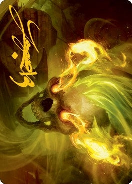 Flameskull Art Card (Gold-Stamped Signature) (14) (ASAFR)