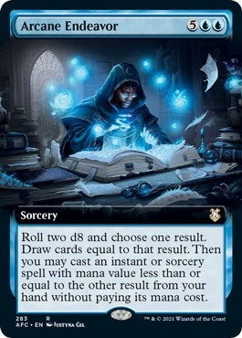 Image for Arcane Endeavor (Extended Art) (283) (AFC) - Magic: The Gathering