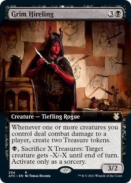 Grim Hireling (Extended Art) (294) (AFC)