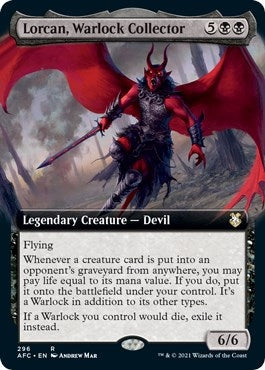 Lorcan, Warlock Collector (Extended Art) (296) (AFC)