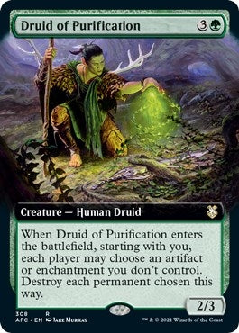Druid of Purification (Extended Art) (308) (AFC)