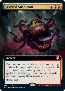 Fevered Suspicion (Extended Art) (316) (AFC)