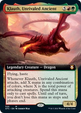 Klauth, Unrivaled Ancient (Extended Art) (320) (AFC)