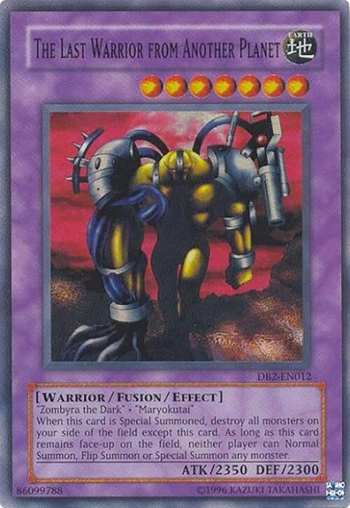 The Last Warrior from Another Planet (DB2-EN012) (DB2)