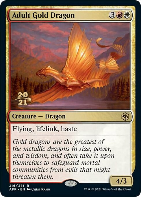 Adult Gold Dragon (216) (PRE)