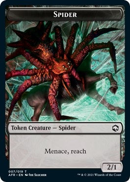 Spider // Vecna Double-Sided Token (7 // 8) (AFR)