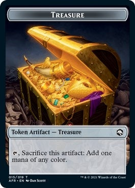 Treasure // Zombie Double-Sided Token (15 // 9) (AFR)