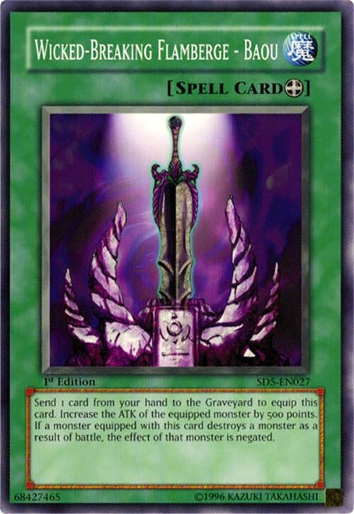 Wicked-Breaking Flamberge - Baou (SD5-EN027) (SD5)