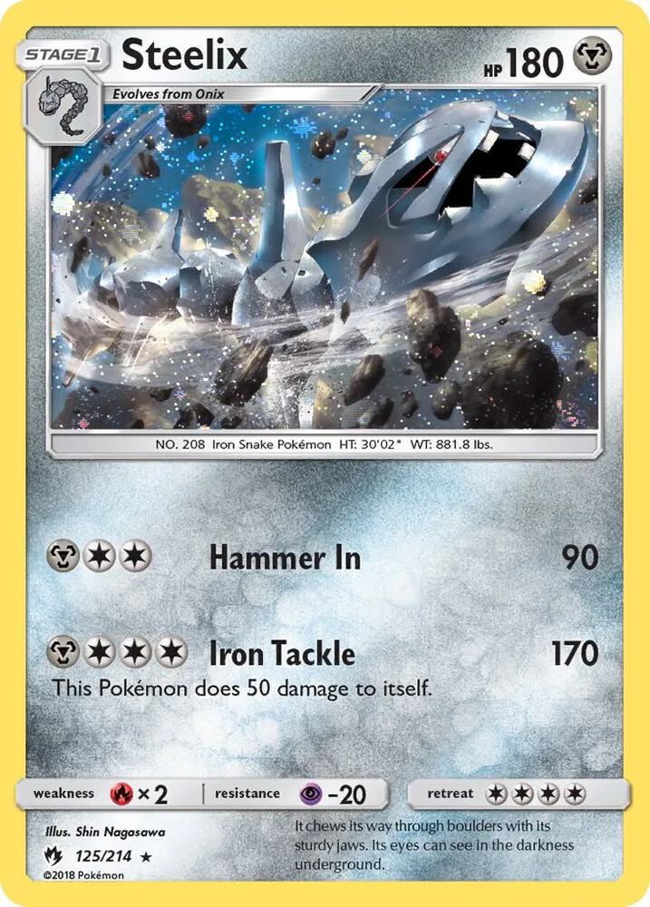 Steelix - 125/214 (Cosmos Holo) (125/214) (BLE)