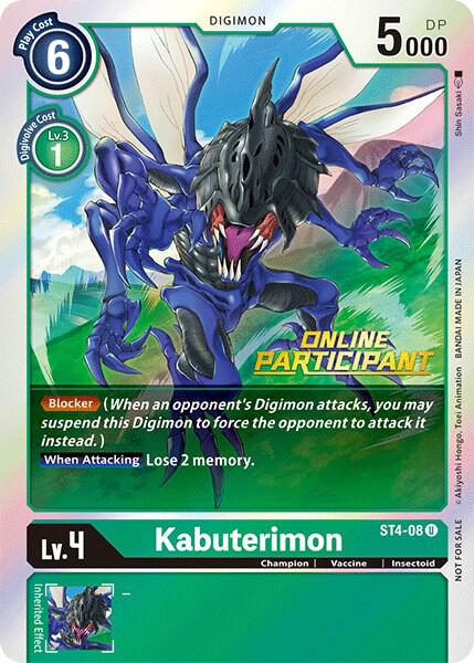 Kabuterimon - ST4-08 (2021 Championship Online Regional) [Online Participant] (ST4-08 U) (ST-4)