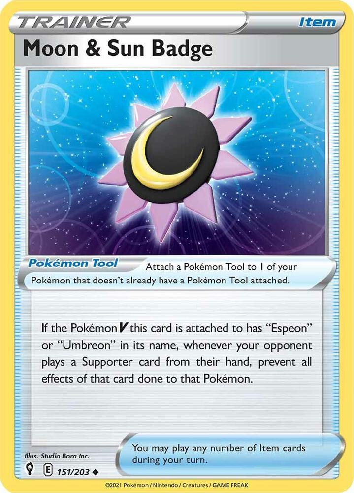 Moon & Sun Badge (151/203) (SWSH07)