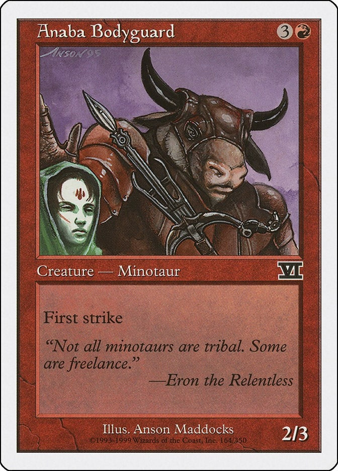 Image for Anaba Bodyguard (164) (6ED) - Magic: The Gathering