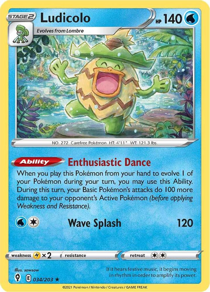 Ludicolo (034/203) (SWSH07)