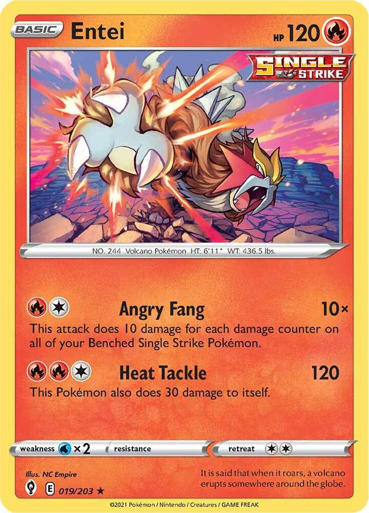Entei (019/203) (SWSH07)