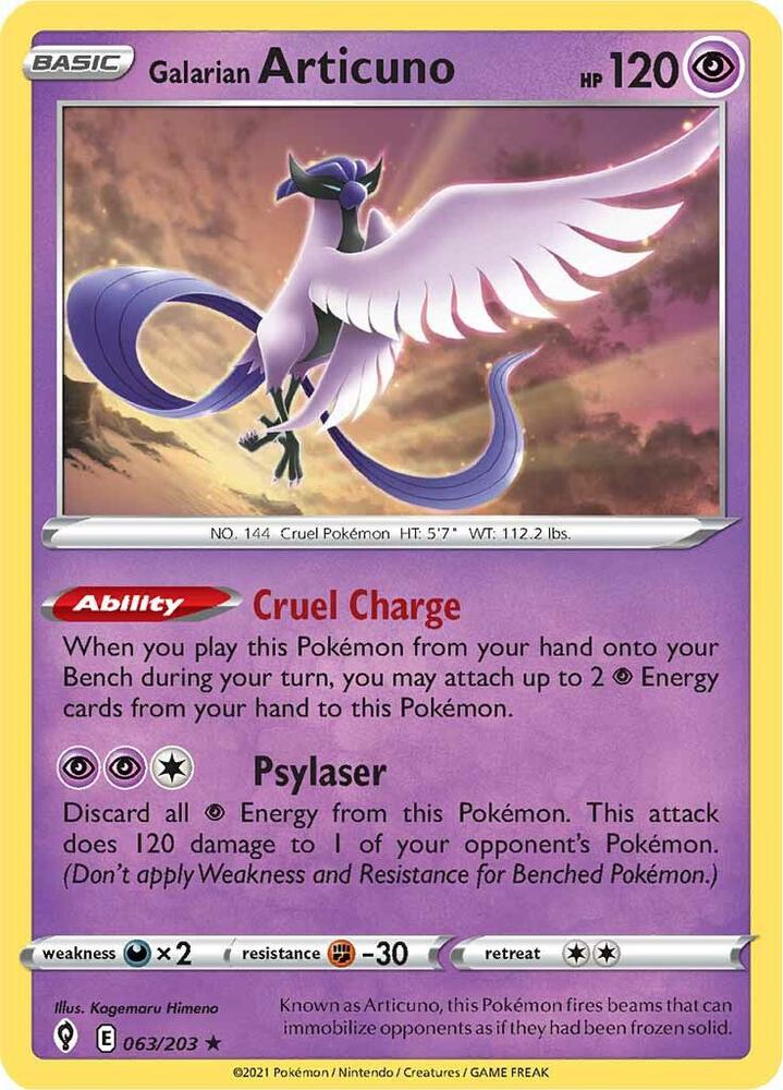 Galarian Articuno (063/203) (SWSH07)