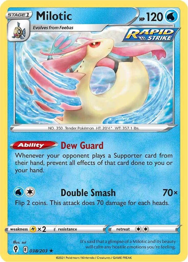 Milotic (038/203) (SWSH07)