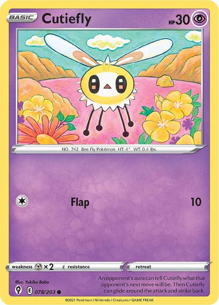 Cutiefly (078/203) (SWSH07)