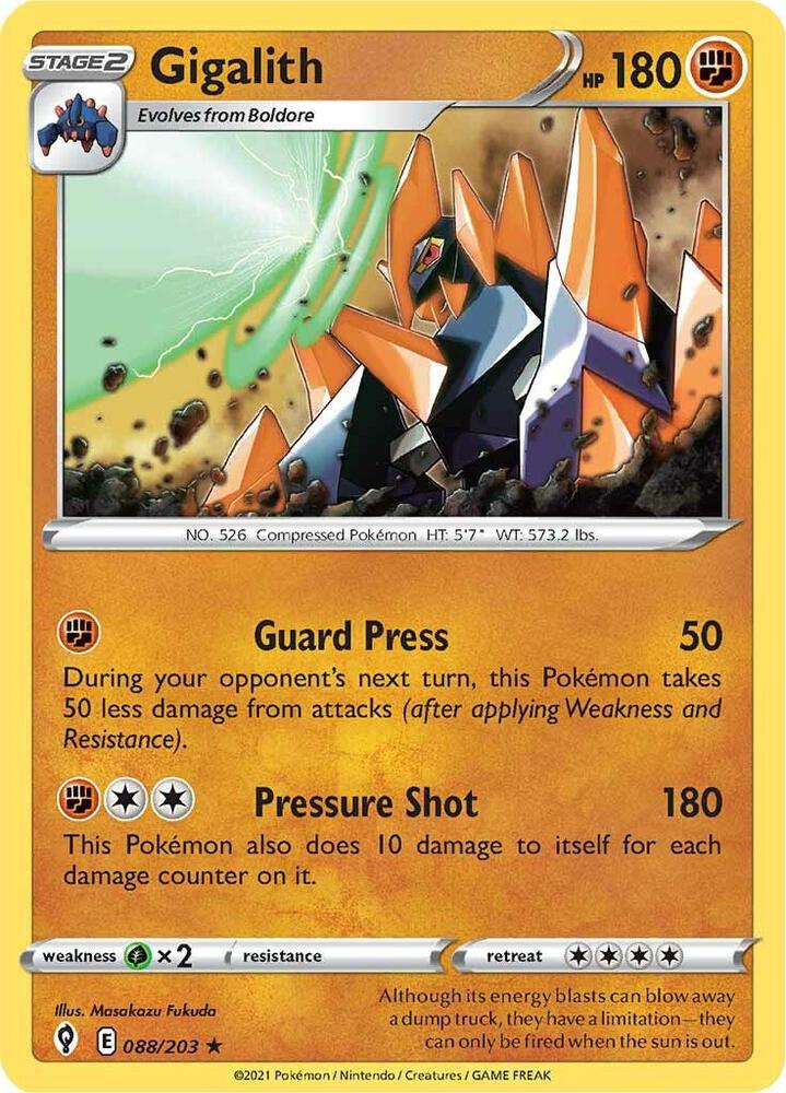 Gigalith (088/203) (SWSH07)