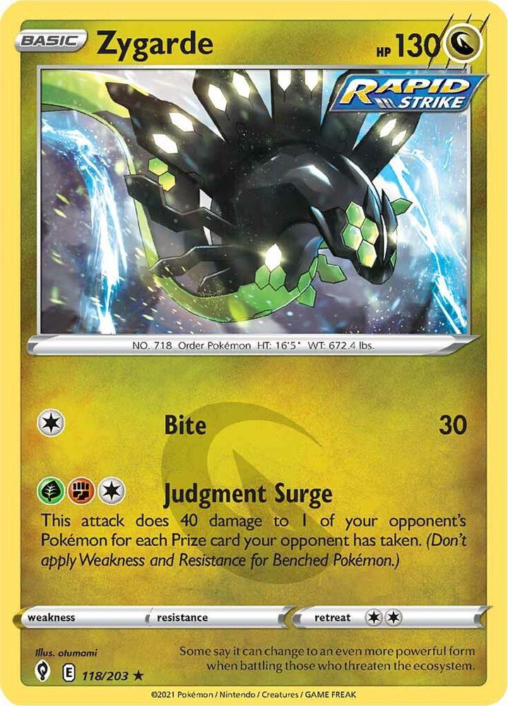 Zygarde (118/203) (SWSH07)