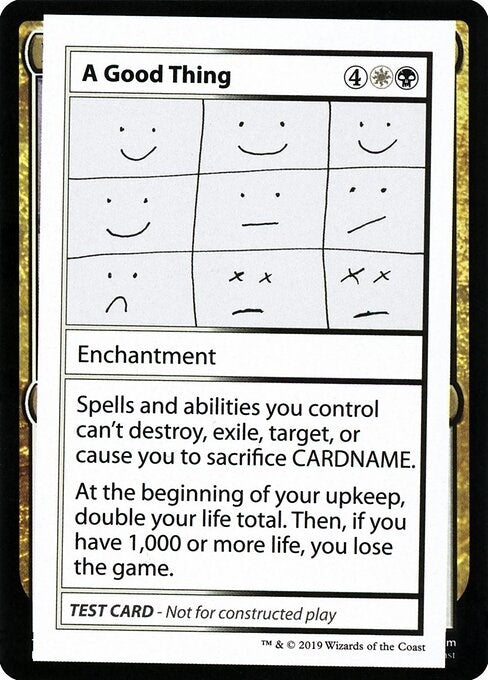 Image for A Good Thing (No PW Symbol) (CMB1) - Magic: The Gathering