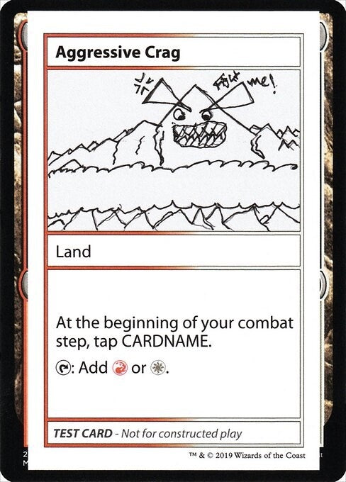 Image for Aggressive Crag (No PW Symbol) (CMB1) - Magic: The Gathering