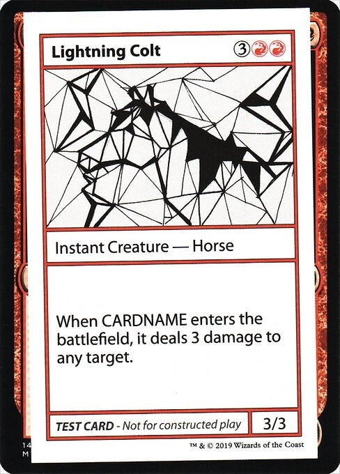 Lightning Colt (No PW Symbol) (CMB1)