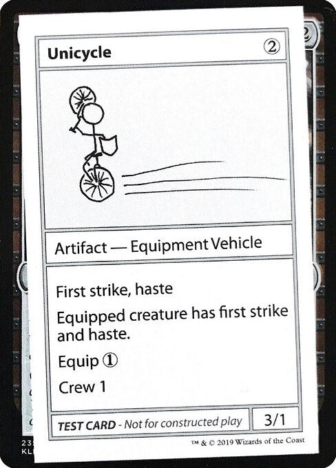 Unicycle (No PW Symbol) (CMB1)