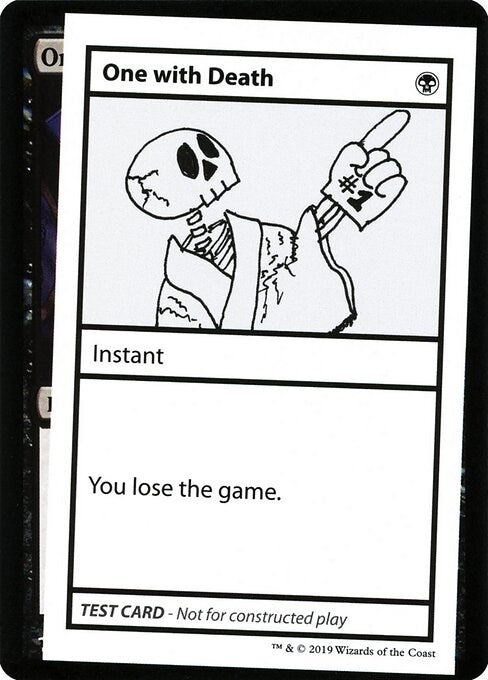 One With Death (No PW Symbol) (CMB1)