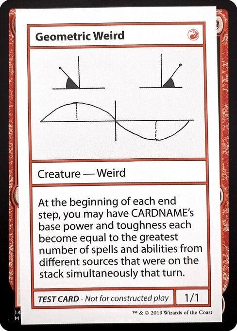 Geometric Weird (No PW Symbol) (CMB1)