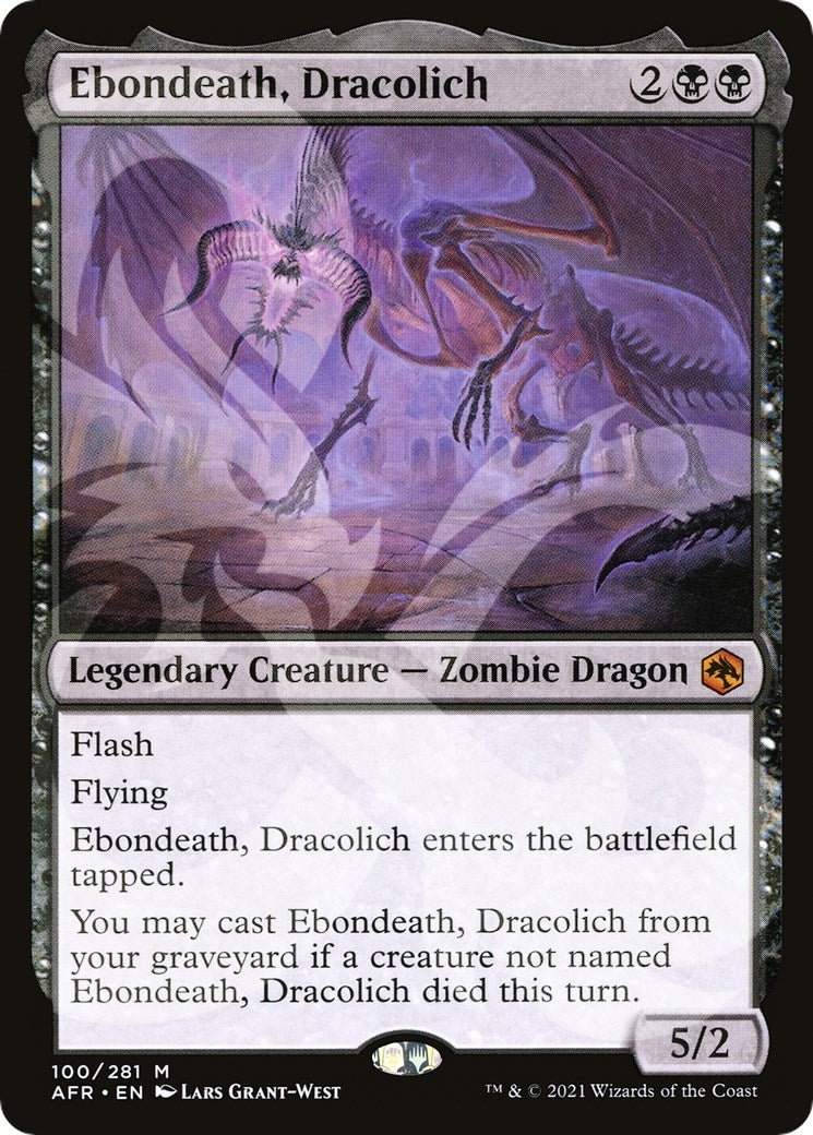 Ebondeath, Dracolich (100) (AFR&)