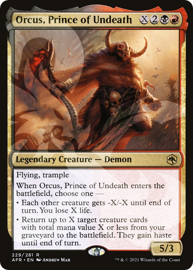 Orcus, Prince of Undeath (229) (AFR&)