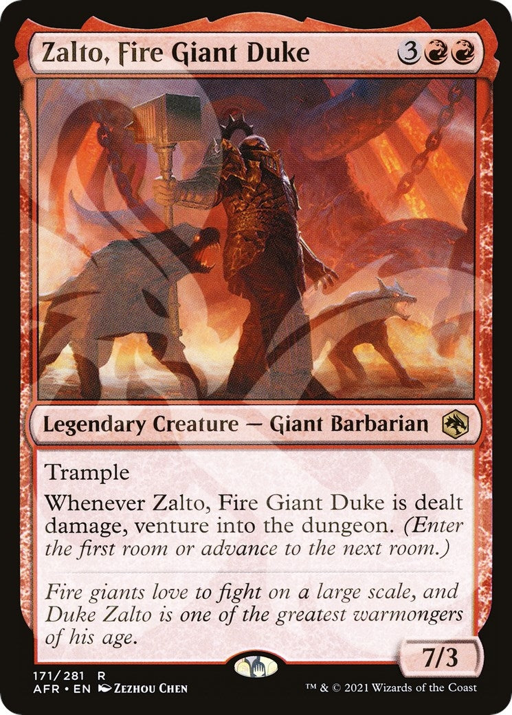 Zalto, Fire Giant Duke (171) (AFR&)