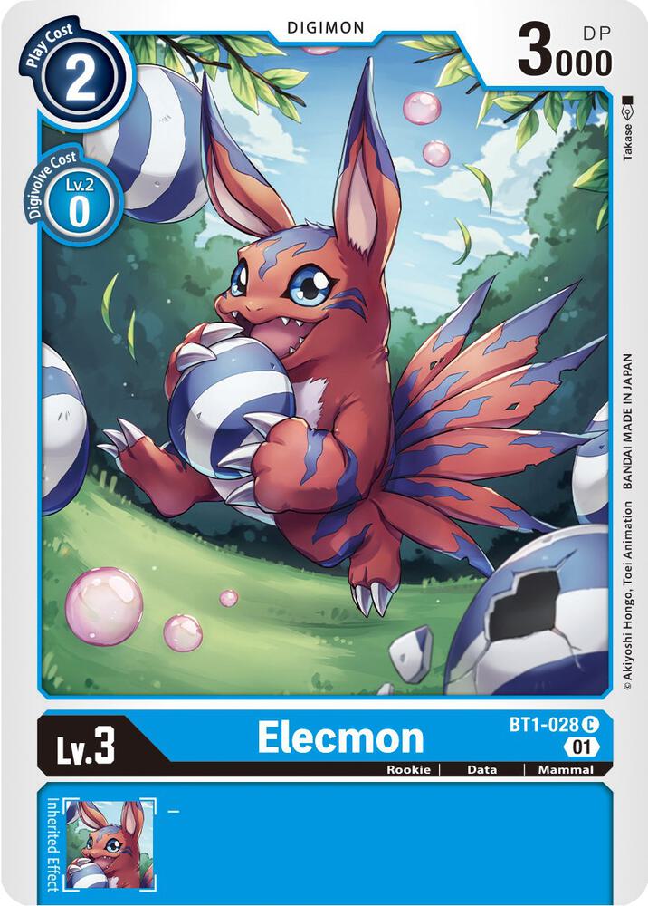 Elecmon - BT1-028 (Alternate Art) (BT1-028 C) (ST-8)