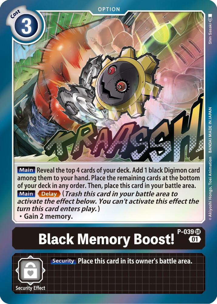 Black Memory Boost! (P-039 SR) (D-PR)
