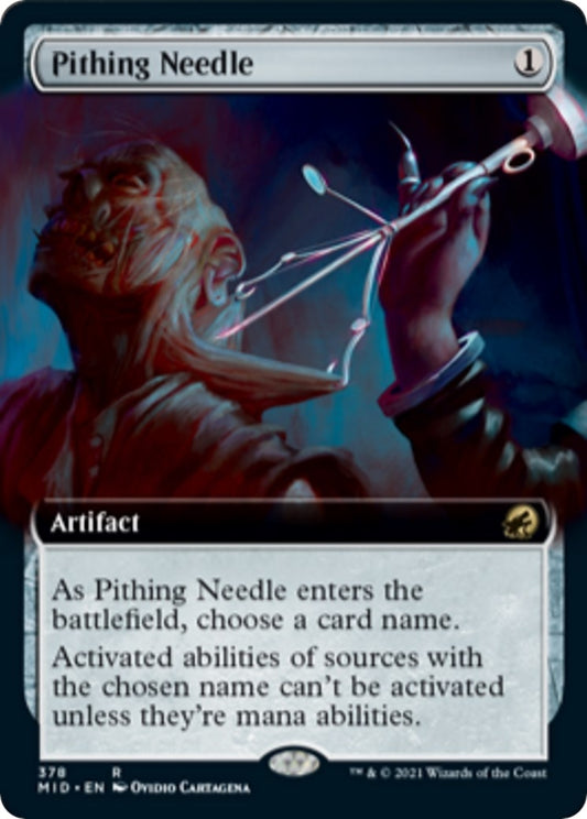 Image for Pithing Needle (Extended Art) (378) (MID) - Magic: The Gathering